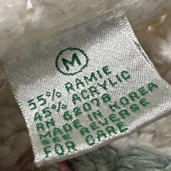 Vintage 80’s Flower Embroidered Sweater - Picture 4 of 4